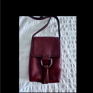 Small Leather Fossil Crossbody